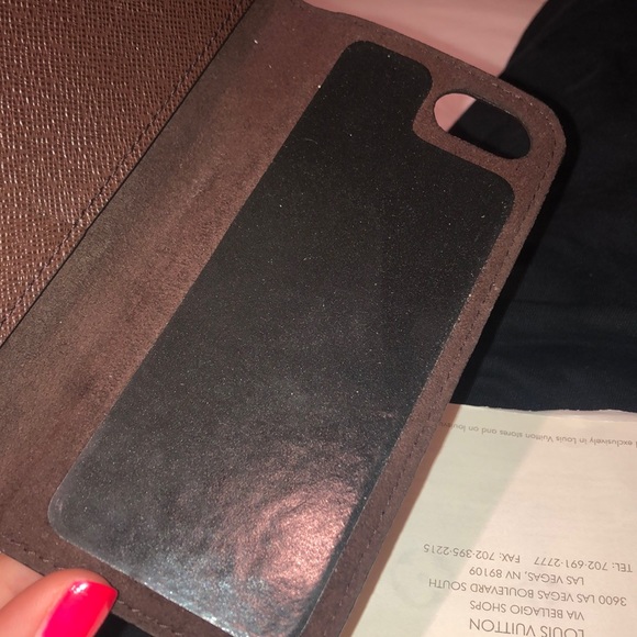 ❌SOLD❌Louis Vuitton Damier Ebene canvas folio case - Picture 6 of 8